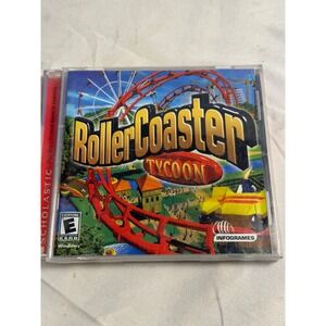 RollerCoaster Tycoon PC Game Windows 95/98 Scholastic Edition Infogrames Retro